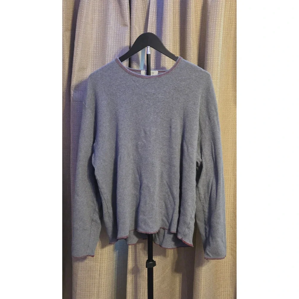 J.Crew Long‎ Sleeve T-Shirt Womens Size XXL Gray